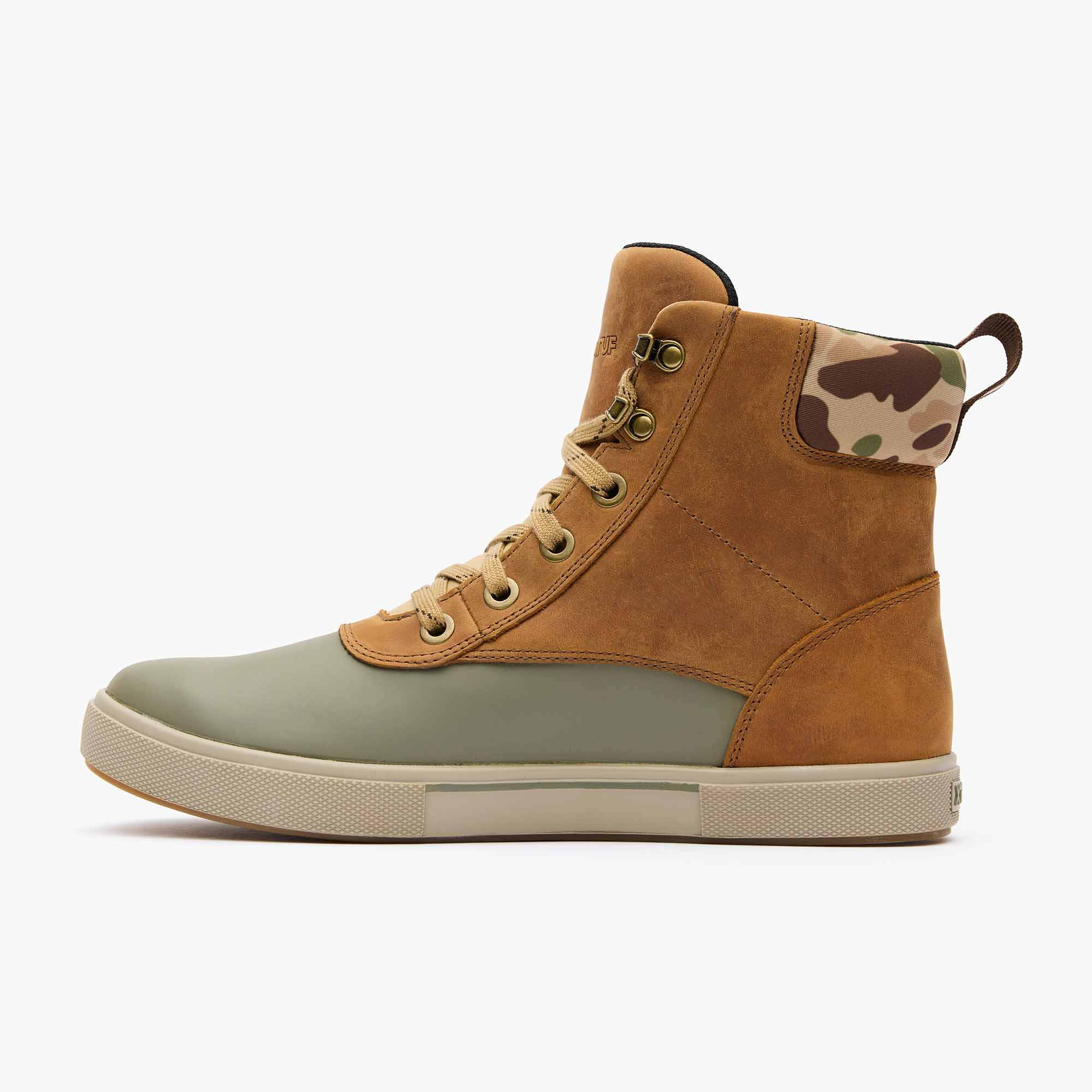 Men's Leather Lace Ankle Deck Boot - Image 4