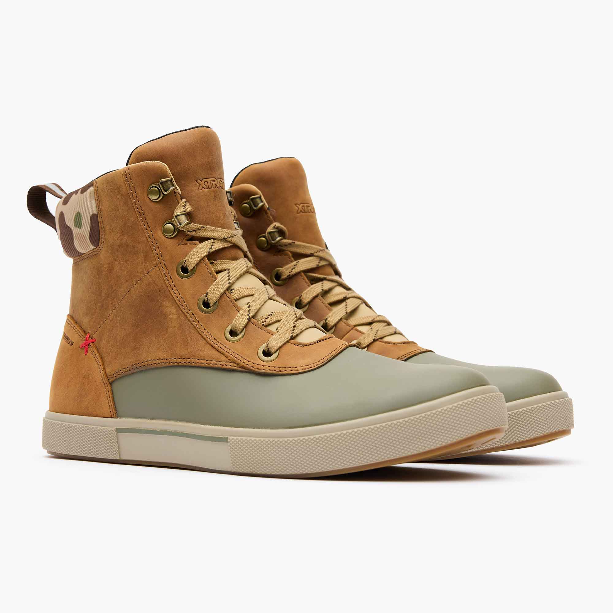 Men's Leather Lace Ankle Deck Boot - Image 7