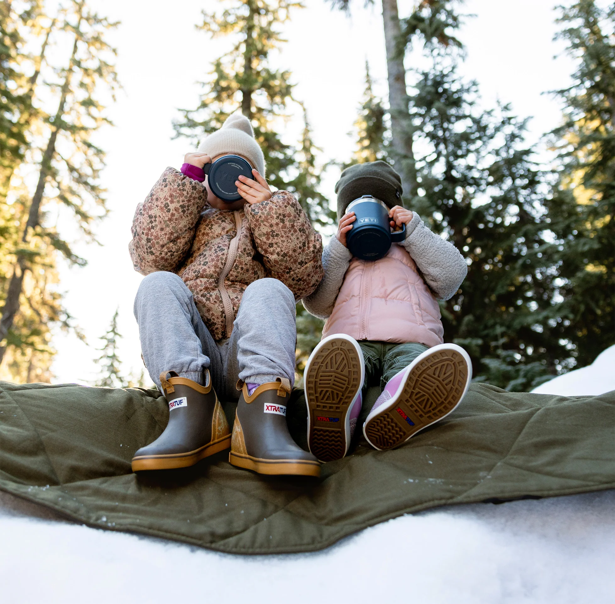 Little Kids Trolling Pack Fleece Lined Ankle Deck Boot - Image 2