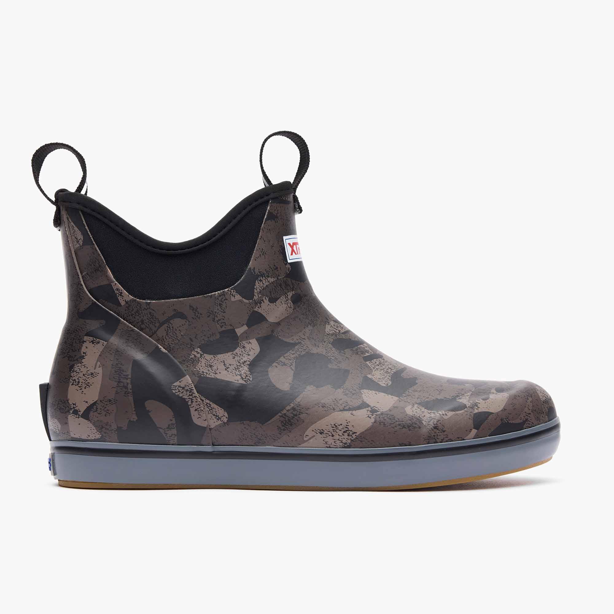 Women's Black Camo Ankle Deck Boot - Image 3