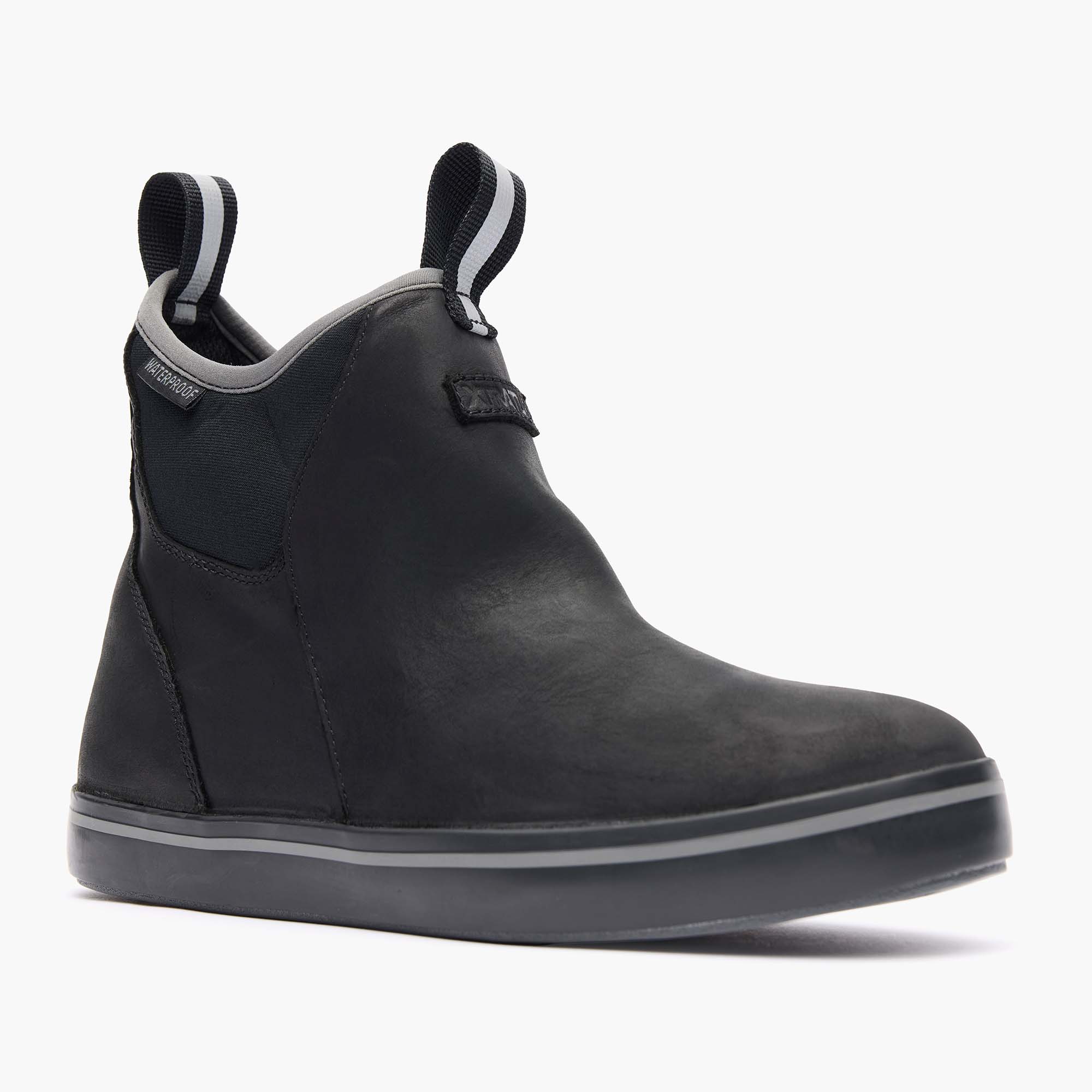 Women's Leather Ankle Deck Boot