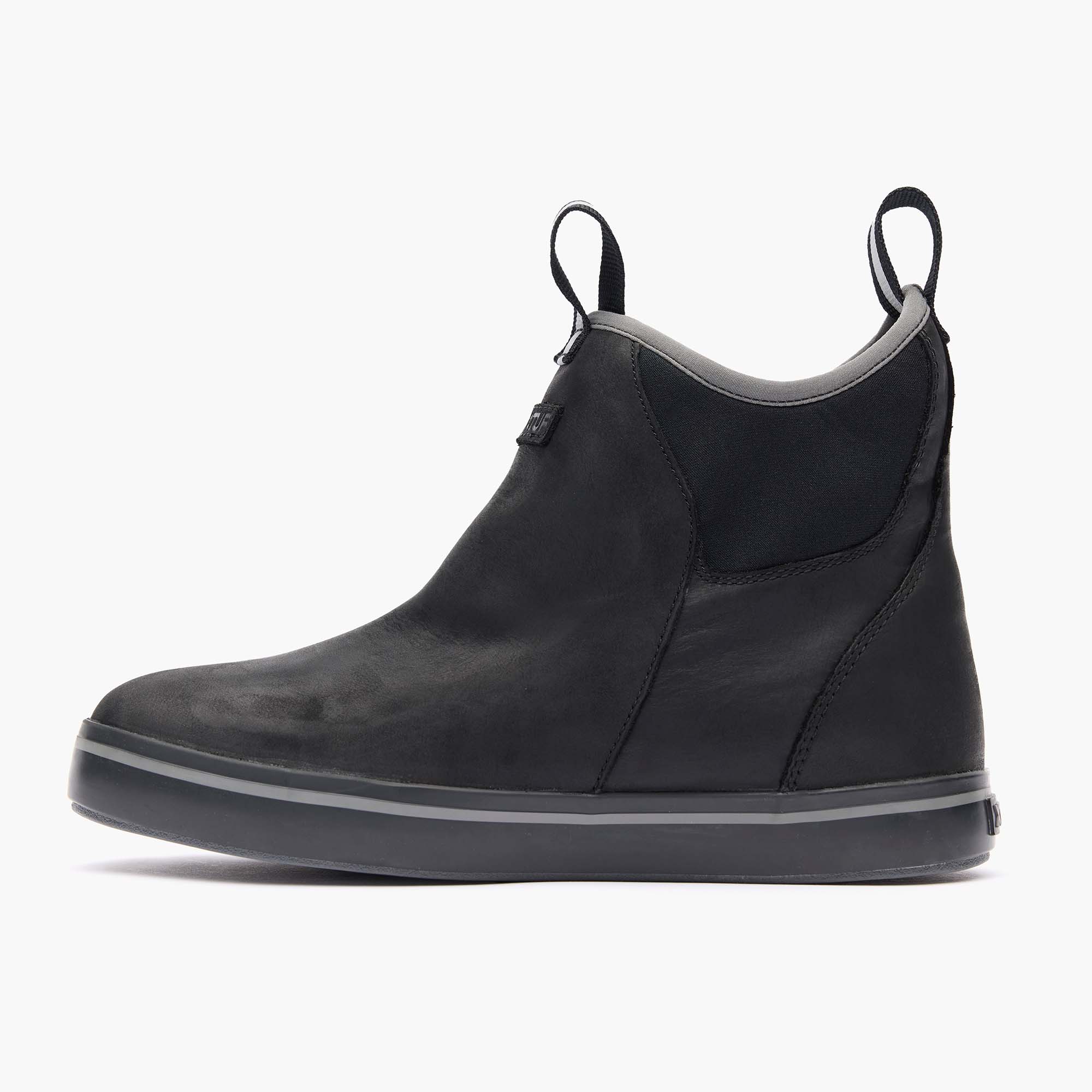 Women's Leather Ankle Deck Boot - Image 3
