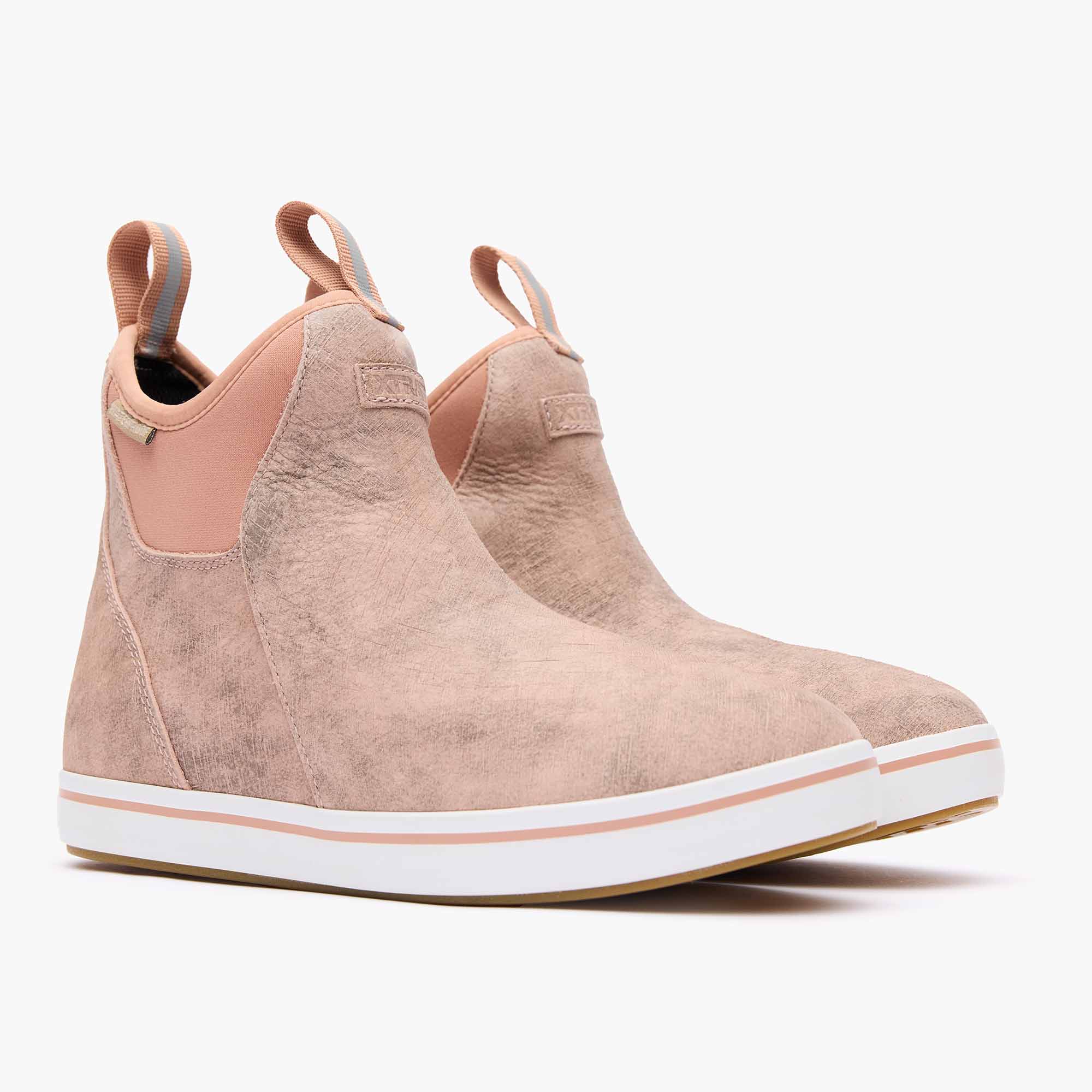 Women's Leather Ankle Deck Boot - Image 7
